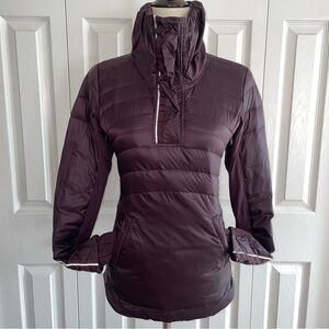 Lululemon down for A run pullover  jacket size 4